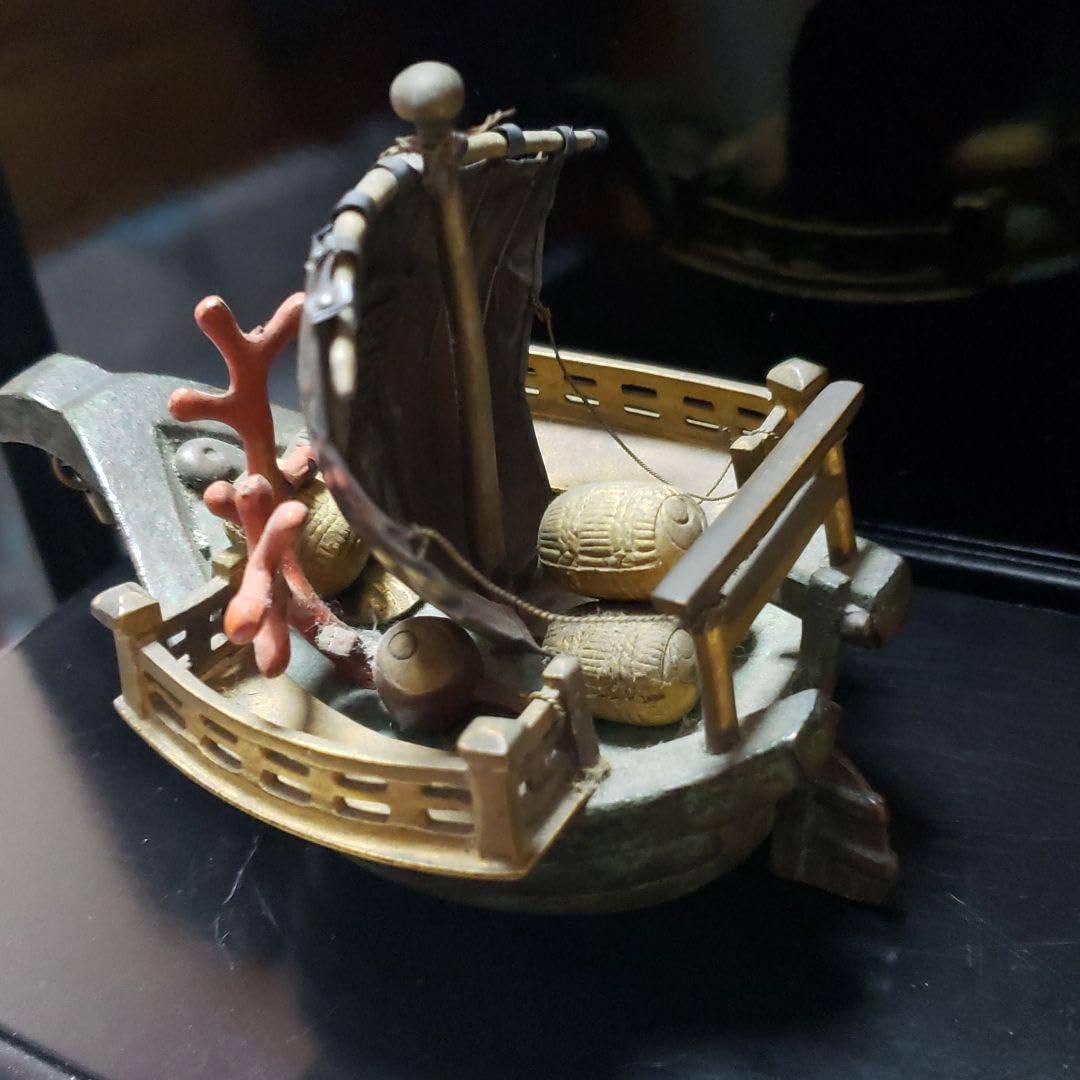 銅製：宝船置物(尚美堂)