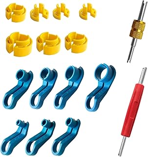 Fuel Line Disconnect Tool Set, Quick Disconnect Tool for for A/C Fuel & Transmission Systems, Fuel Line Removal Tool for 1/4 5/16 3/8 1/2 5/8 3/4 7/8 Inch Transmission Oil Cooler Line