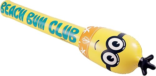 BigMouth Minions Beach Bum - Fideos para piscina  Diseño divertido de Minions, ideal para fiestas en la piscina, diversión en la playa y aventuras