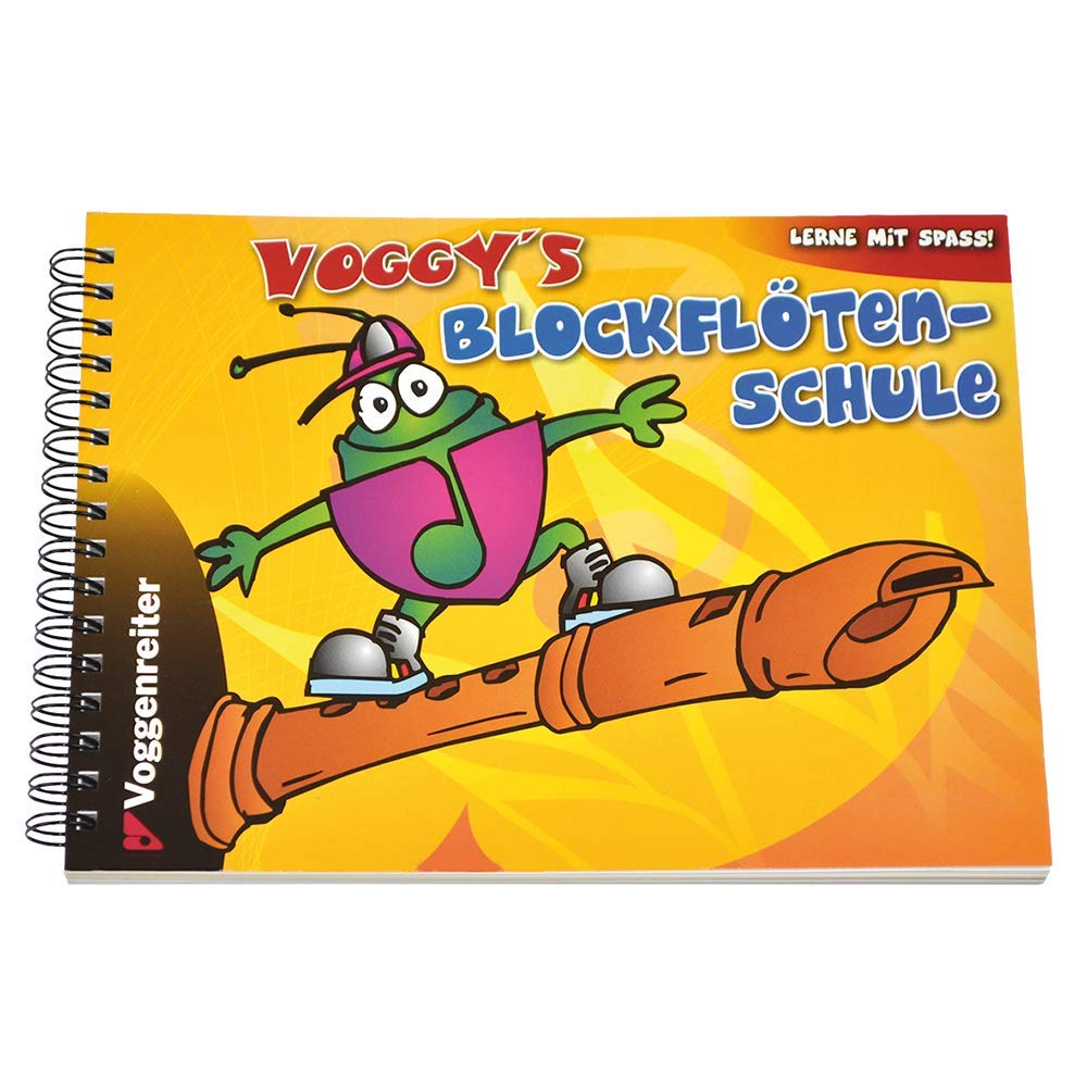 Voggy's Blockflöten-Set (dt. GW): Ahornflöte, Tasche, Wischer + Buch im Karton