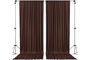 Brown Backdrop Curtains for Stunning Visuals