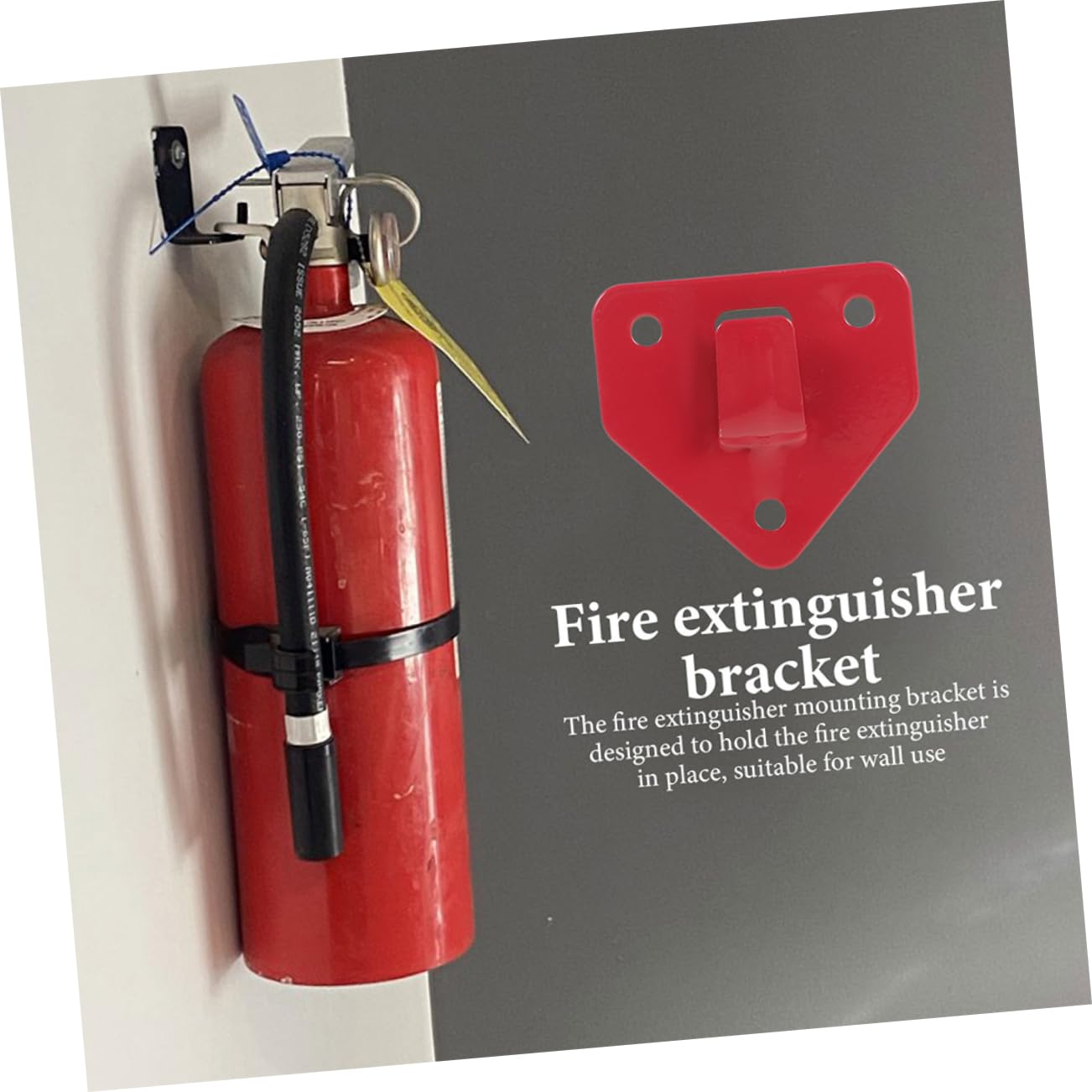 SHINEOFI 3 Series Gancho Para Extintor De Incendios Tira Para Extintor De Incendios De Camping Soporte Para Extintor De Incendios En Polvo Soporte Para Extintor Con Soporte 12 piezas x 3