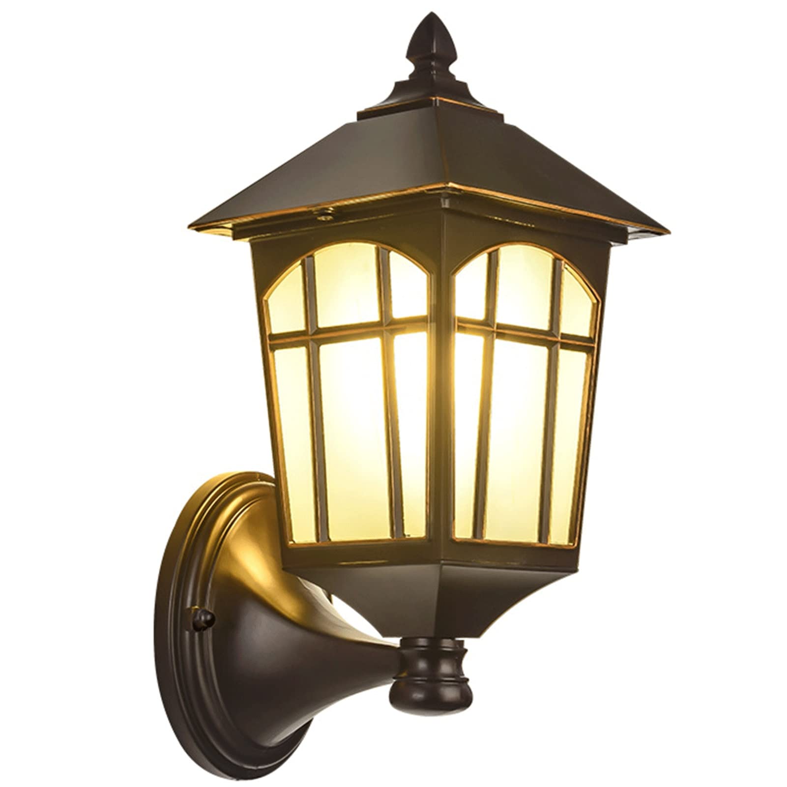Lanterne murale extérieure étanche idéale pour illuminer les soirées sur le patio