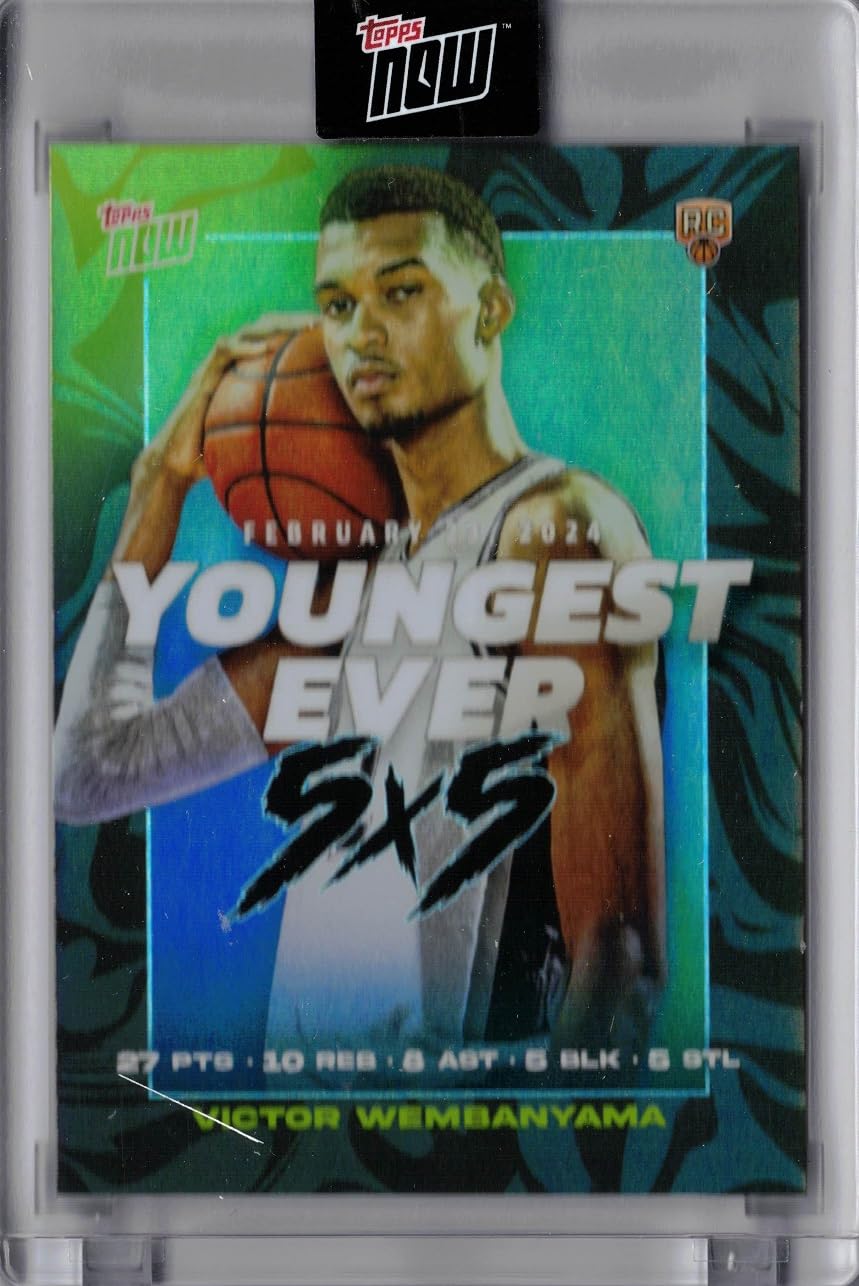 Amazon.com: 2023-24 Topps Now Basketball #VW-2 Victor Wembanyama