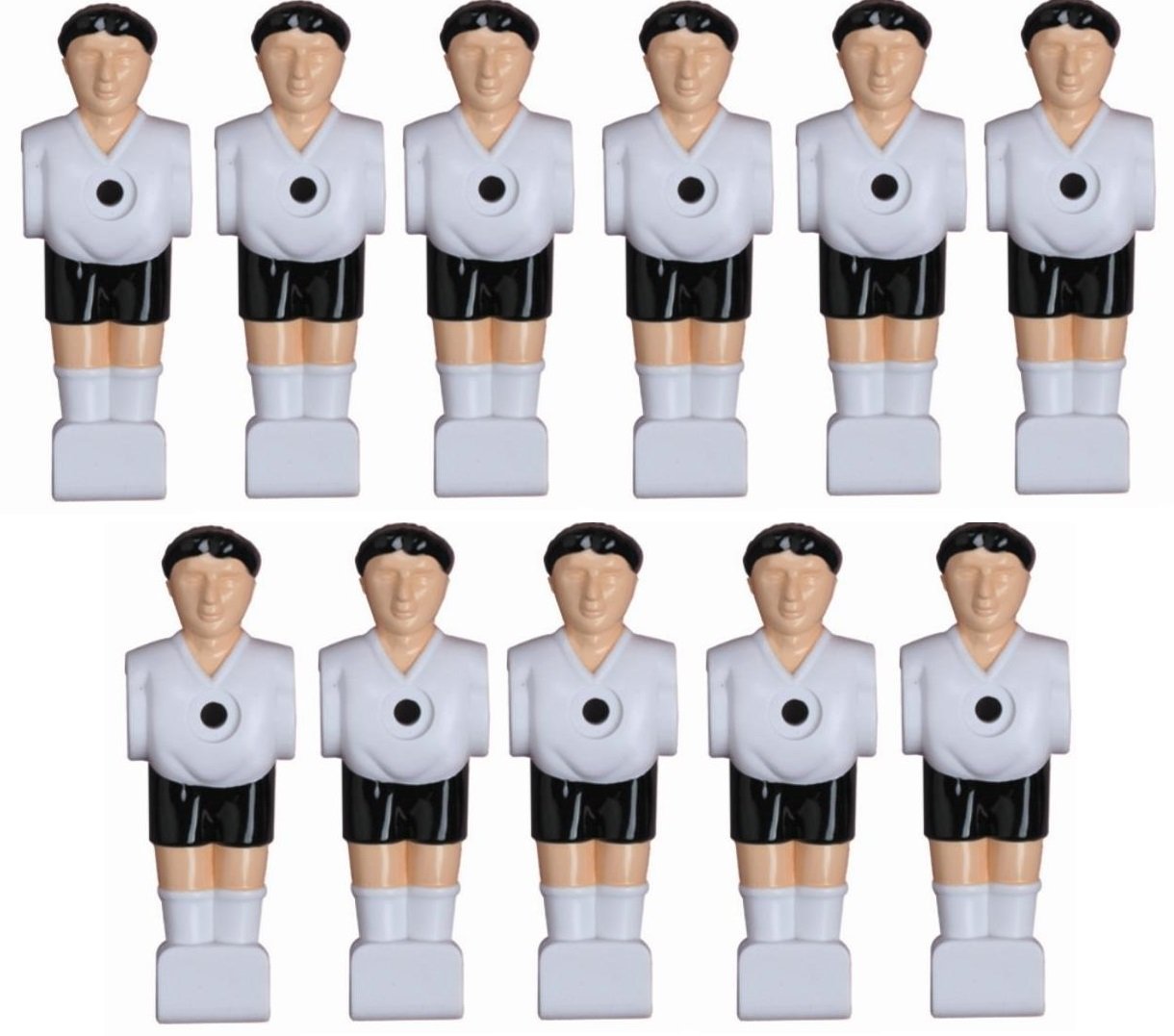 1a-sports 11 Kickerfiguren für 16 mm Stangen inkl. Schrauben + Muttern Komplett Set von Charlsten