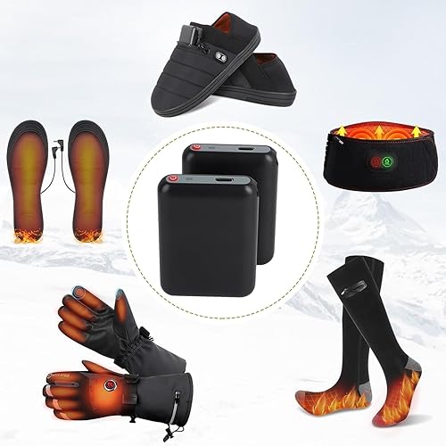 Miniatura 9 de BIAL 5V mini baterías de polímero de litio 5000mAh batería recargable para zapatillas calentadas