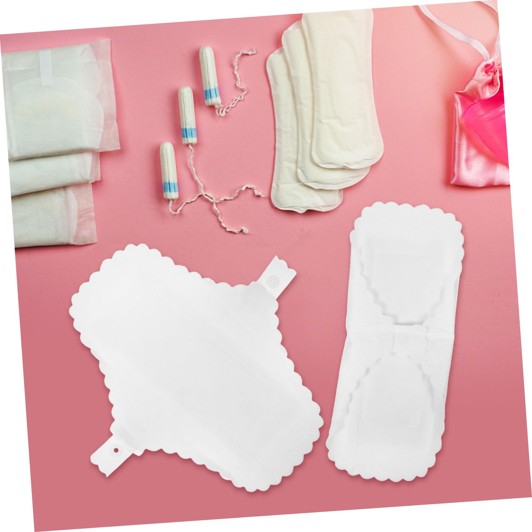 COLLBATH 20 Piezas paño menstrual lavable compresa menstrual absorbente escritos de las señoras calzoncillos absorbentes cuecas menstruales bragas braguitas postparto servilleta sanitaria