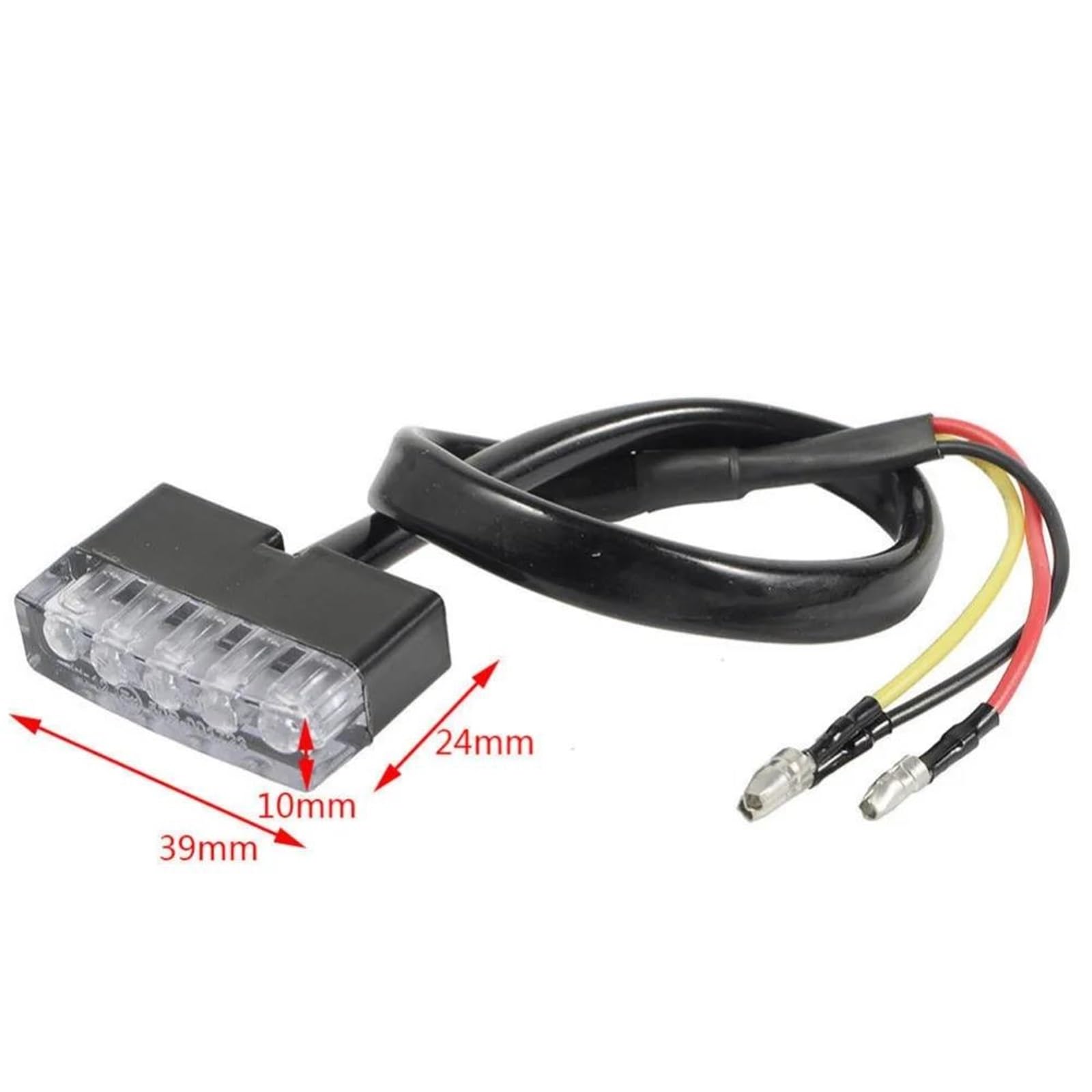 luce posteriore freno stop Luce posteriore a LED per moto da 12 V, luce posteriore per targa, accessori, lampada decorativa per fanale posteriore da sterrato