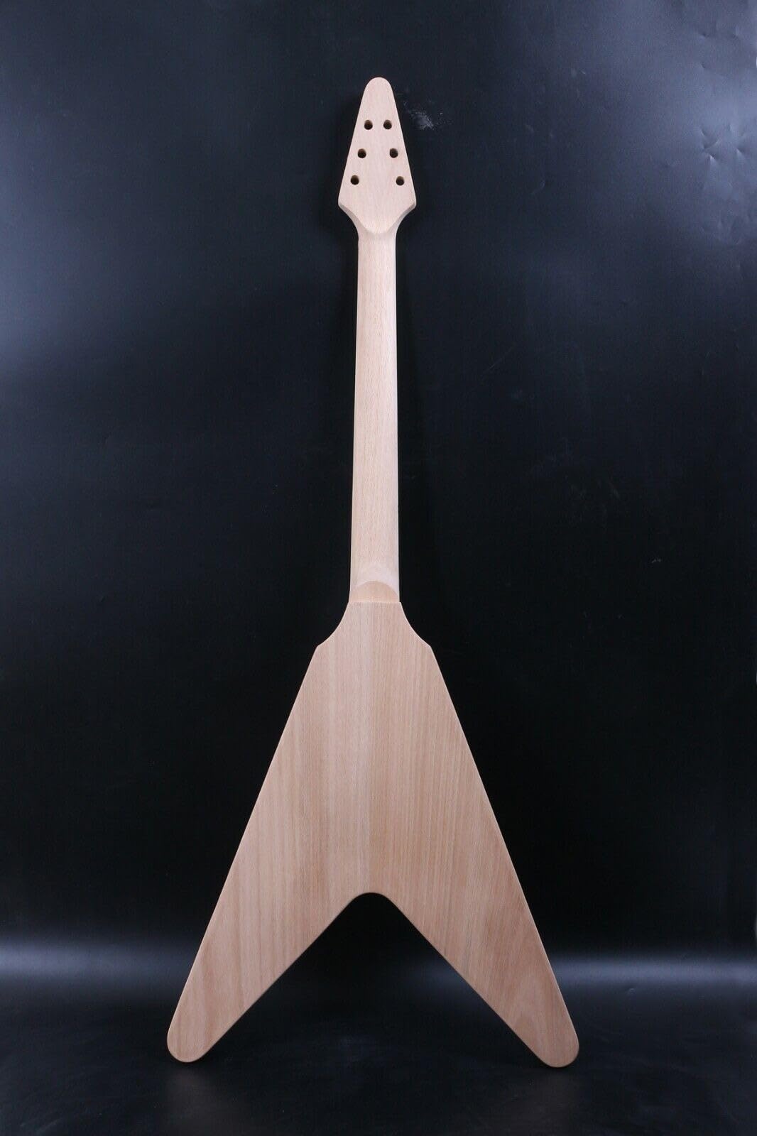 1 set chitarra kit mogano corpo chitarra collo 22Fret 63 cm volante V Neck