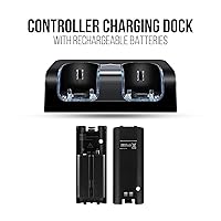 Vista 2 de Nintendo Wii Console, Black Premium Bundle (Renewed)