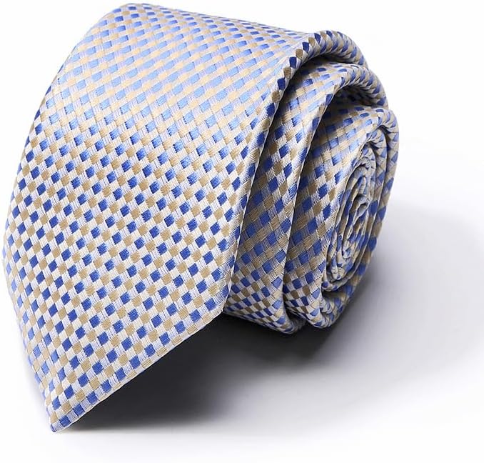 Men's Tie Sets Necktie & Pocket Square 4 in 1 Gift Set for Wedding and Business - Image 4