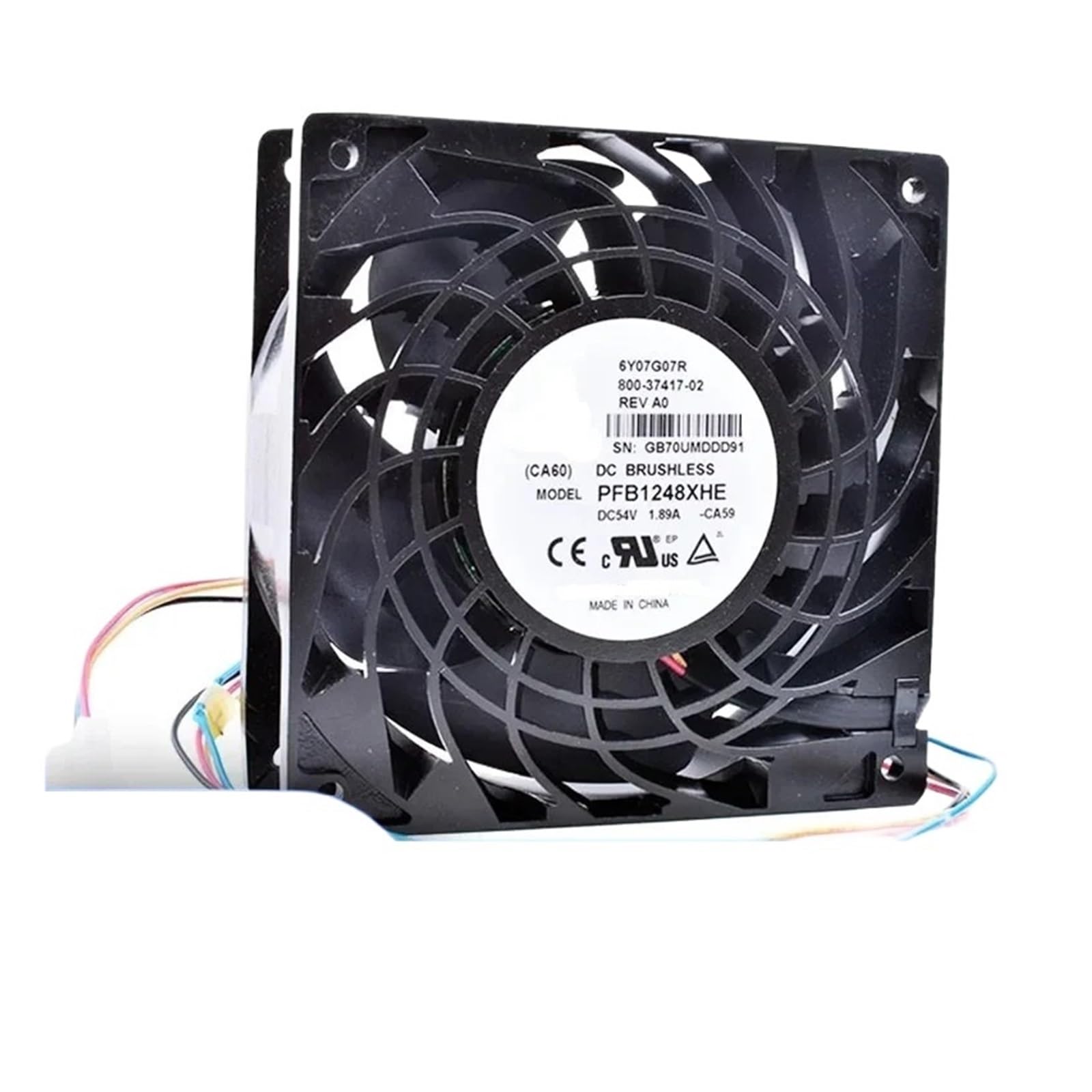BALYDLUL PFB1248XHE 12038 12cm DC 54V(48V) 1.92A cooling fan