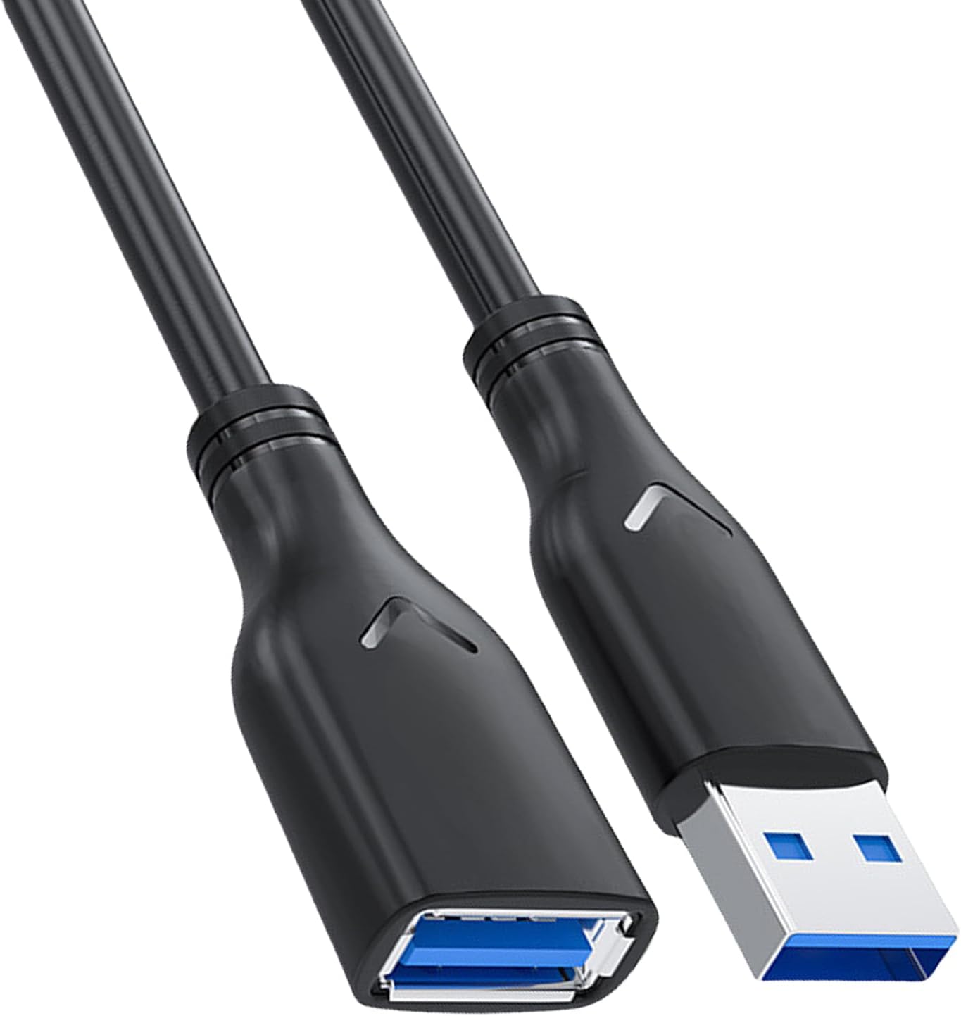USB3.0 Extension Cable Male to Female for Fast Speed Data Transfer and Charging for Printers and External Hard Drives