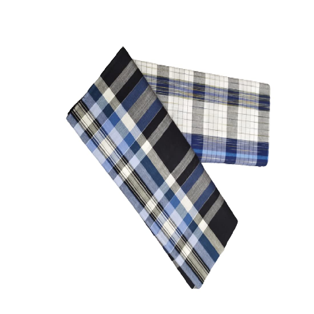 cotton colors Men's Lungi - 2 Piece (2.50 meter) (100% Pure Cotton) (Export Quality Printing/Skin Friendly) (Multi-Colored)-_SAJ82-picture-48