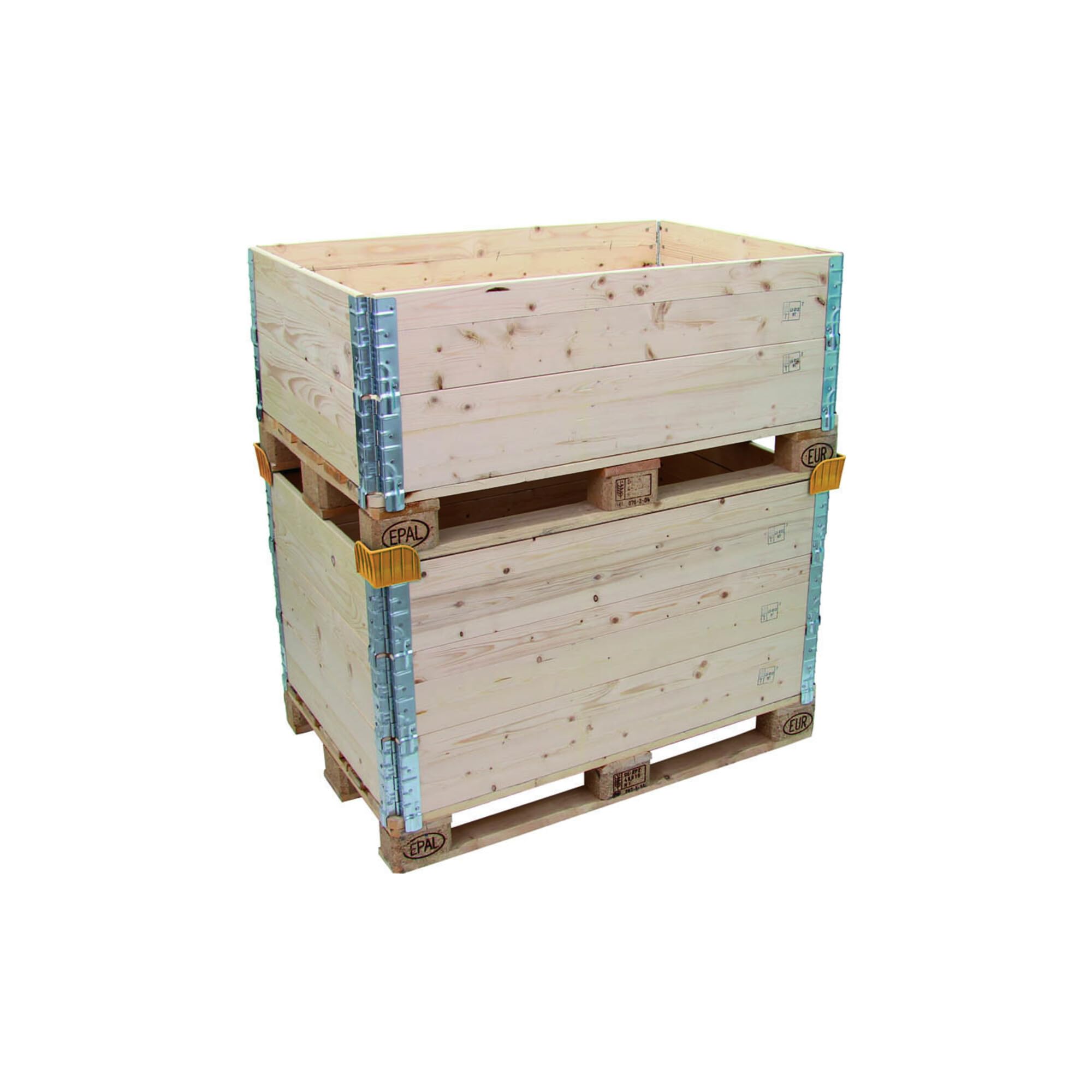 TransPak - Angoli di legno impilabili, 90 x 45 x 35 mm, 4 pezzi