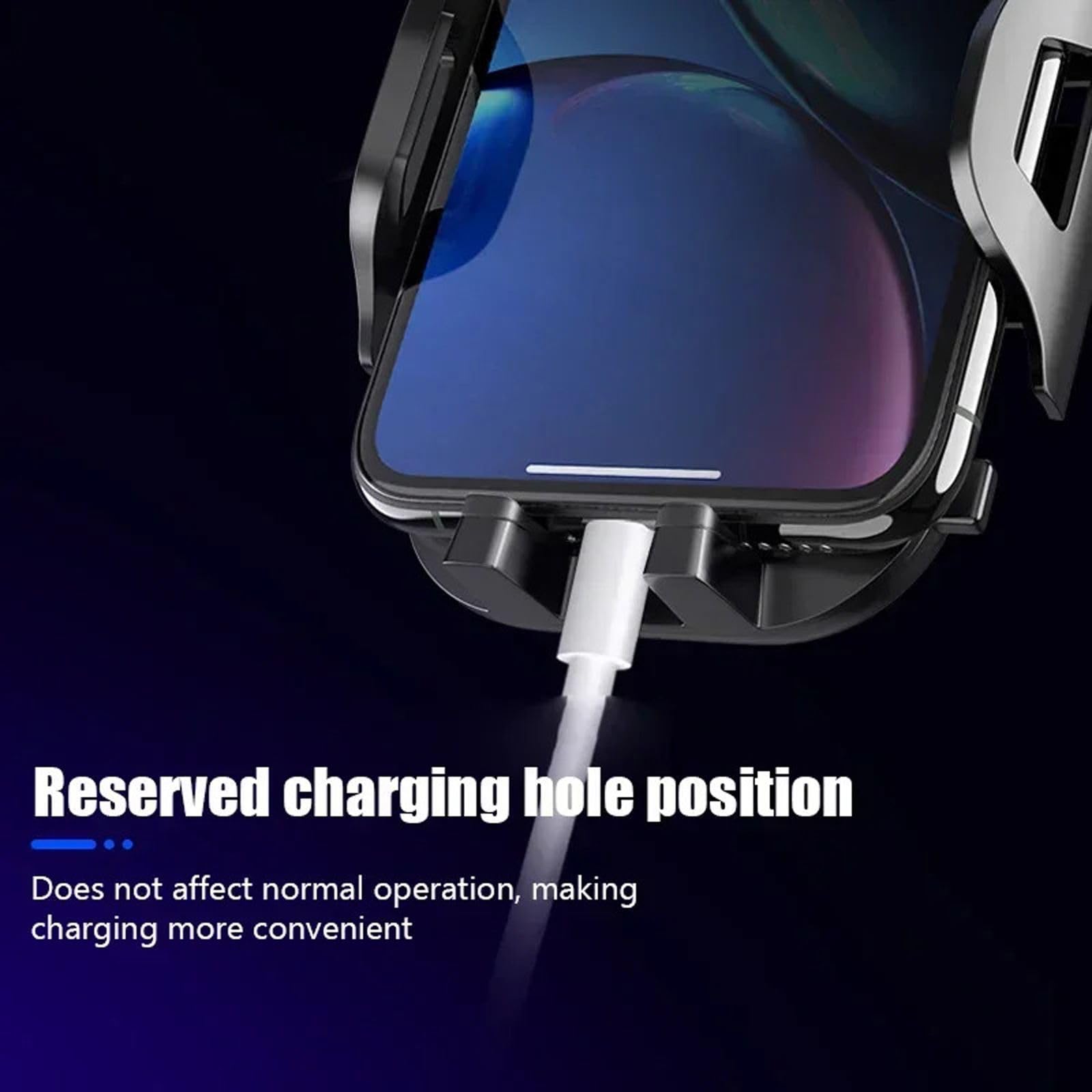 Sucker Car Phone Holder Cup Inteligentny telefon Komórka Wsparcie w uchwycie samochodowym, Pasuje do iPhone'a Xiaomi Samsung