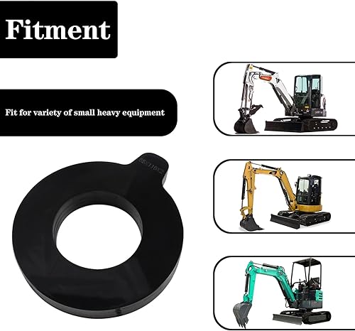 Miniatura 2 de Kit de cuña de pasador de cubo de 0.315 x 2.165 in para excavadora y minicargadora de 0.079 in de grosor para Deere 75C 80C 75D 85D 75G 85G