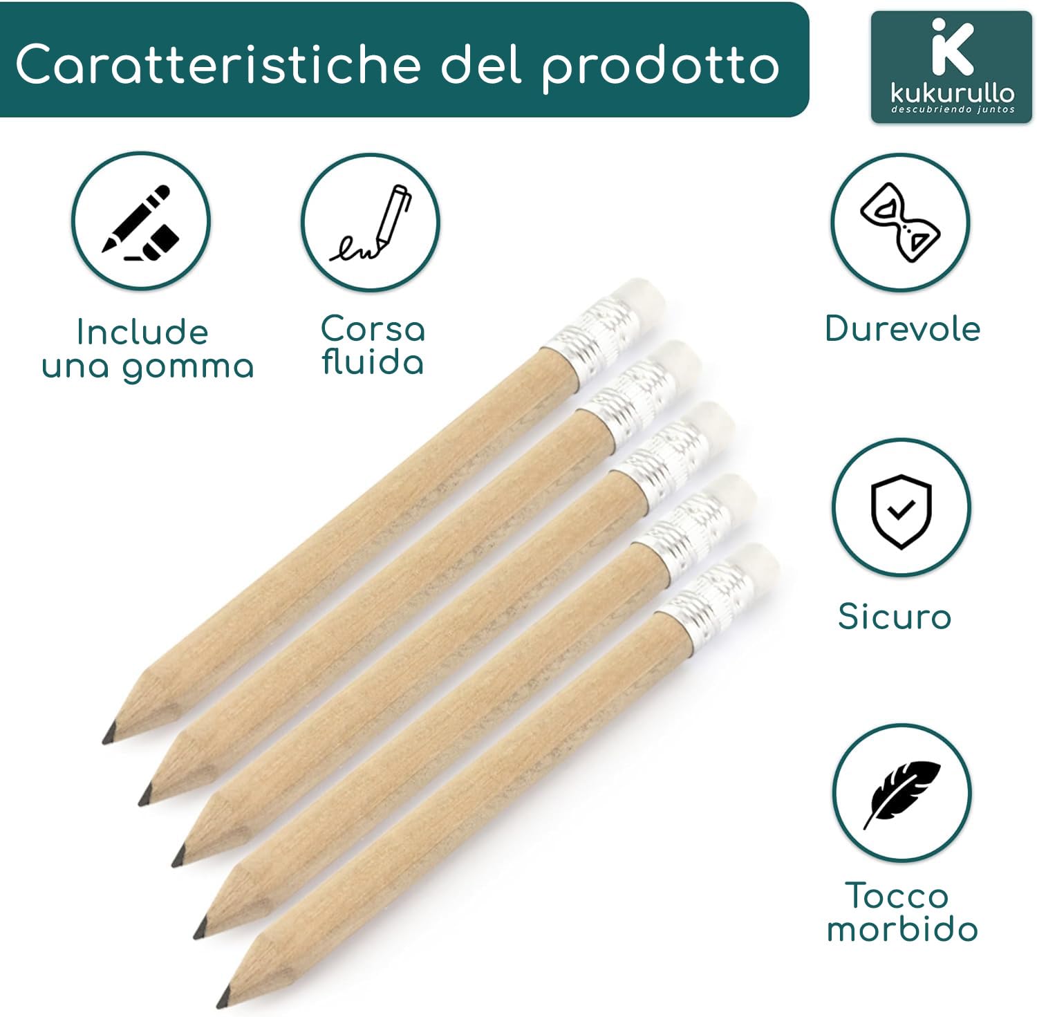 100 Matite Legno Naturali Personalizzabili - Gadget Promozionali E Regali - Foto 10