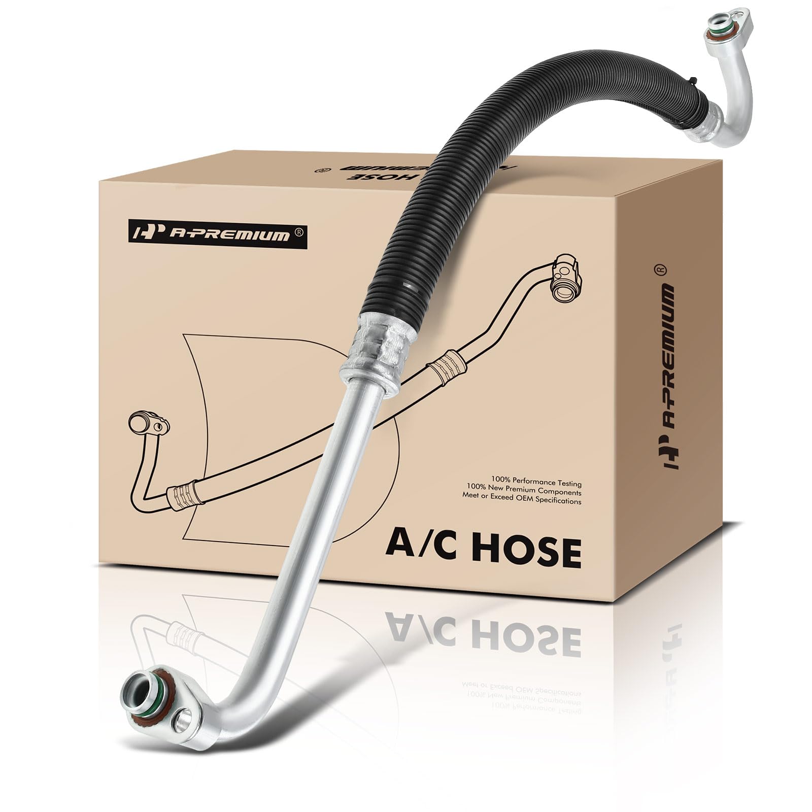 A Premium A/C Discharge Line Hose Compatible With Ford F 250/F 350/F 450 Super Duty 2011 2016 F 550 Super Duty 2011 2015 V8 6.7L - View #5