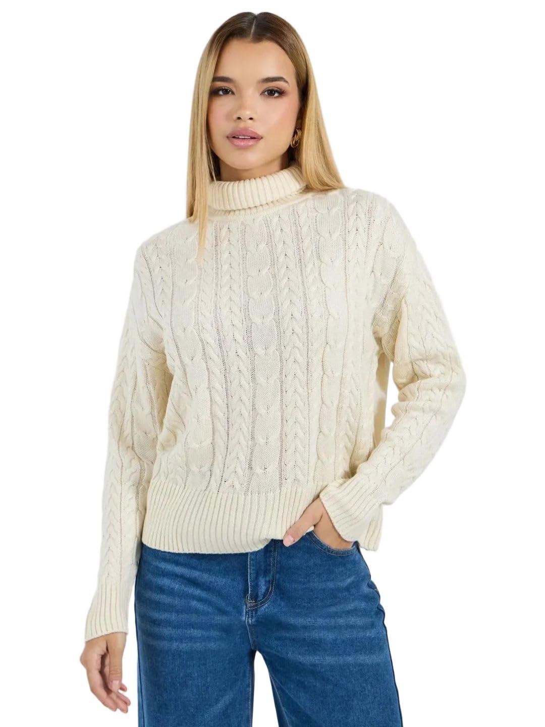 styli Women's Acrylic Modern Pullover-picture-30