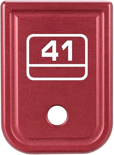 Vista 51 de NDZ Performance Placa base de cargador para Glock 17 19 19X 22 23 24 26 27 31 32 33 34 35 37 38 39 45 Gen 1-4 0.354 in .40 S&W de aluminio anodizado