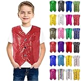 Design unisexe : nos gilets à paillettes ont un design unisexe qui les rend parfaits pour les filles et les garçons. Cette approche inclusive permet à tout enfant de choisir sa couleur préférée et de briller avec son propre style, sans restriction de sexe.
