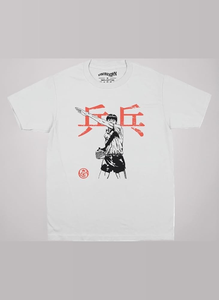 【ピンポン】Tシャツ Lサイズ ホワイト ユニセックス 松本大洋 漫画T ピンポン】Tシャツ Lサイズ ホワイト ユニセックス 松本大洋