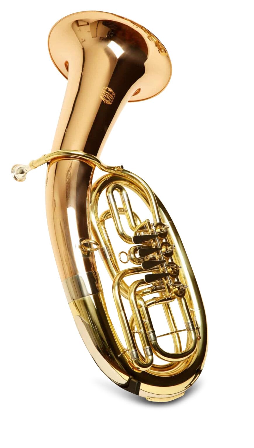 Bariton/Kaiserbariton in Goldmessing, 4 Ventile, Minibalgelenk, inkl. Luxus-Gig-Bag, Neu