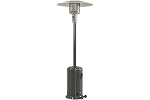Sunjoy 47,000 BTU Avanti Portable Outdoor Propane Heater for Patio and Garden