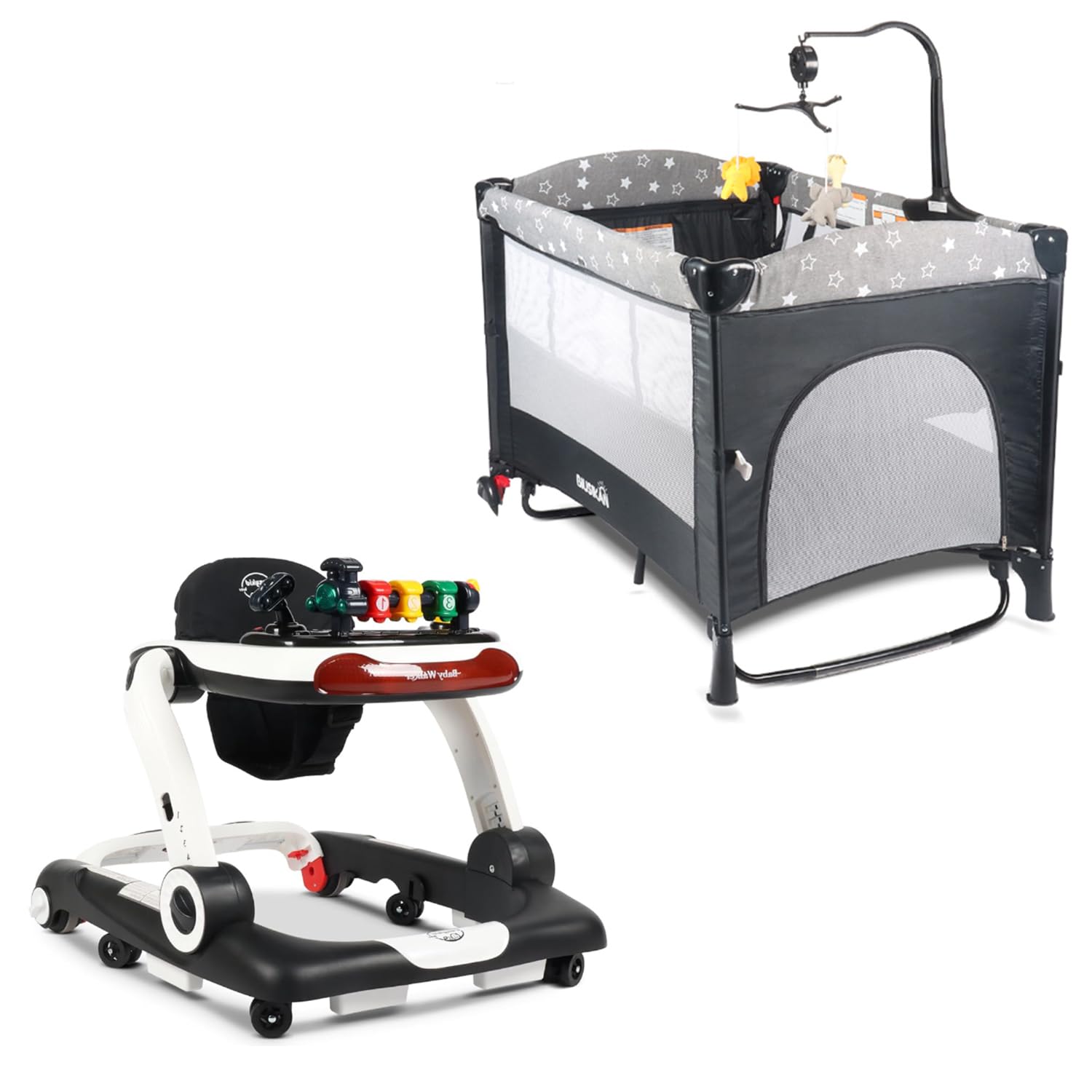 Amazon.com : BIUSIKAN Baby Walker and Baby Bassinet : Baby