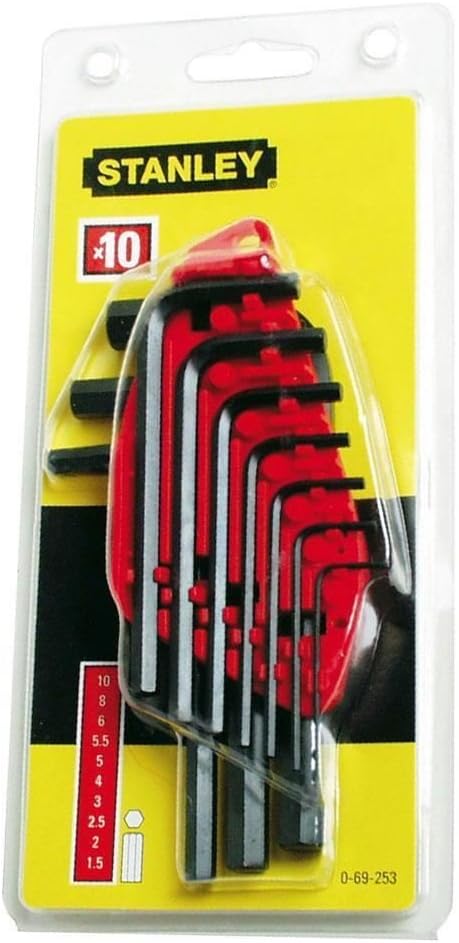 Hex Key Set 10Pc 1.5-10Mm 0 69 253