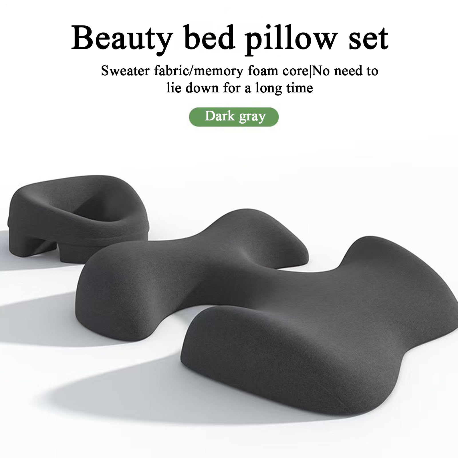 Générique Massaggio per la posizione del ventre - Confortevole in Memory Foam Massaggio Rilassante del poggiatesta Ergonomico di Sostegno della testa e del torace per l