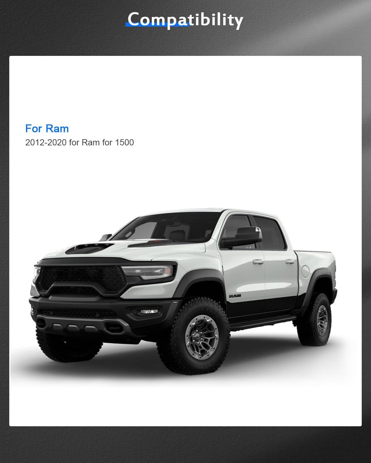 ECCPP 2in 5x5.5 to 5x5.5 Wheel Spacers for RAM 1500 2012-2020 -4PCS | 5LUG 5x139.7 with 14x1.5 Studs 77.8CB for Dodge Dakota for Durango Ram 1500