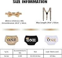 Vista 5 de MYRISAM Wild One - Traje de pastel para niño para primer cumpleaños, sesión de fotos con estampado de flores, tirantes y corbatín, disfraz de baby