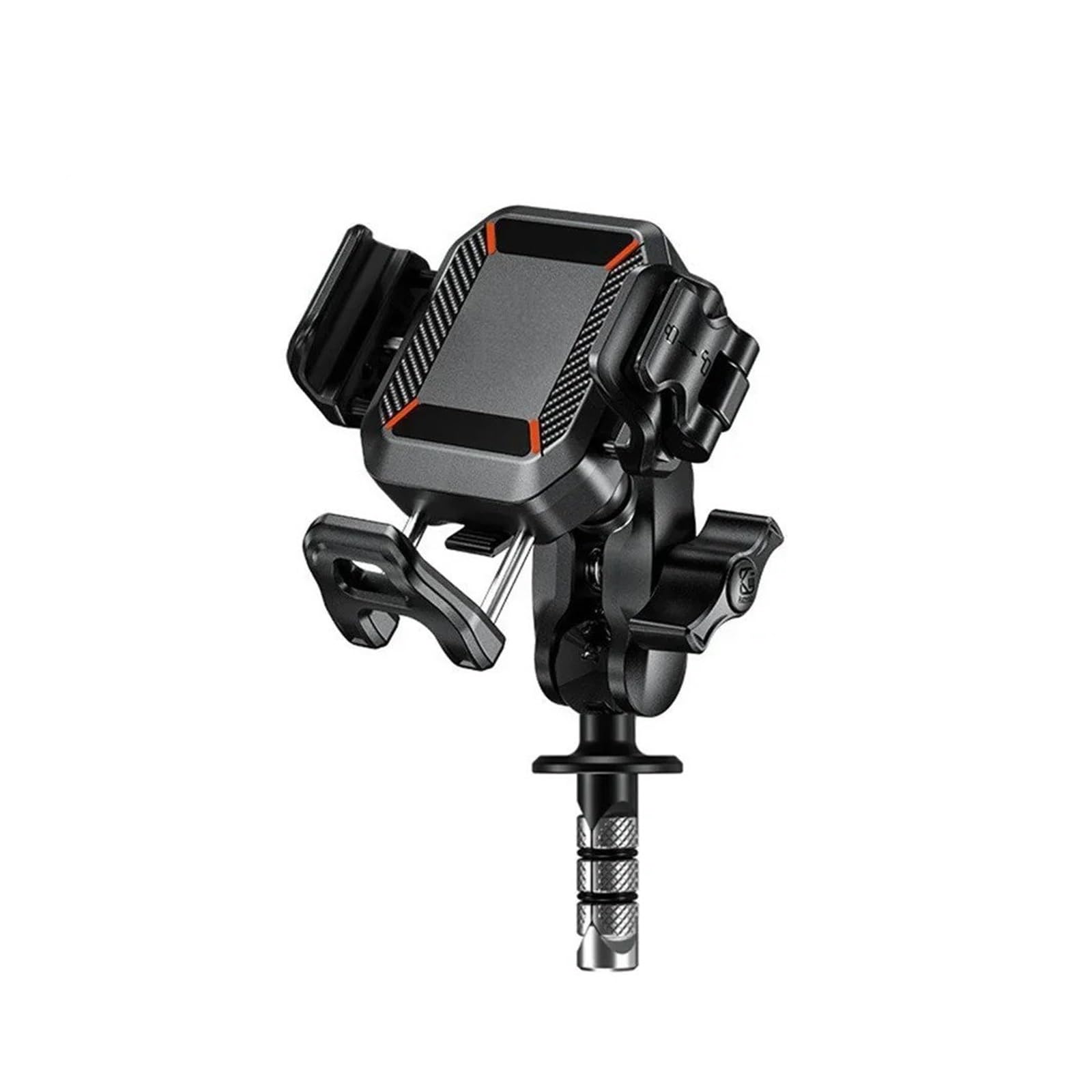 Porte Telephone Moto Support Téléphone pour Moto avec Amortisseur Vibrations pour Vélo Scooter VTT Navigation pour Smartphones 5,4 À 7,2 Pouces Support Téléphone Vélo(M33-C5)