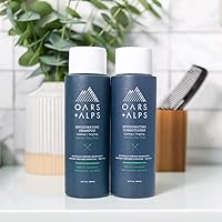 Vista 6 de Oars + Alps Kit de champú, acondicionador y gel de baño sin sulfato para hombre, cuidado hidratante de la piel con infusión de hamamelis y aceite