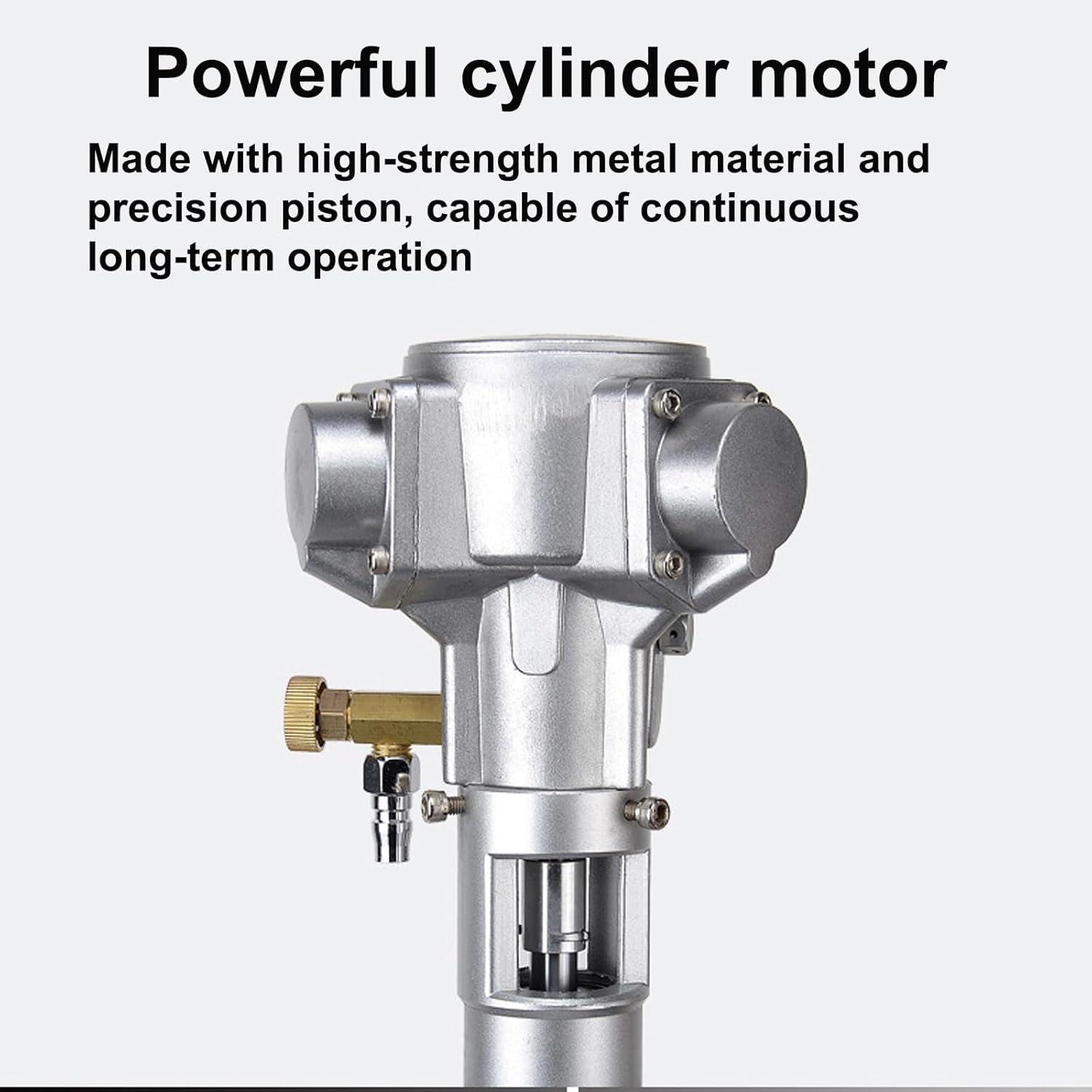 Automatic Lift Stirrer, 5 Gallon Air Mixing Machine with Stepless Speed Regulation Air Control Valve & Three-Cylinder Engine Head, Efficient and Fast, for Paint/Dye/Hydrosol Mixing