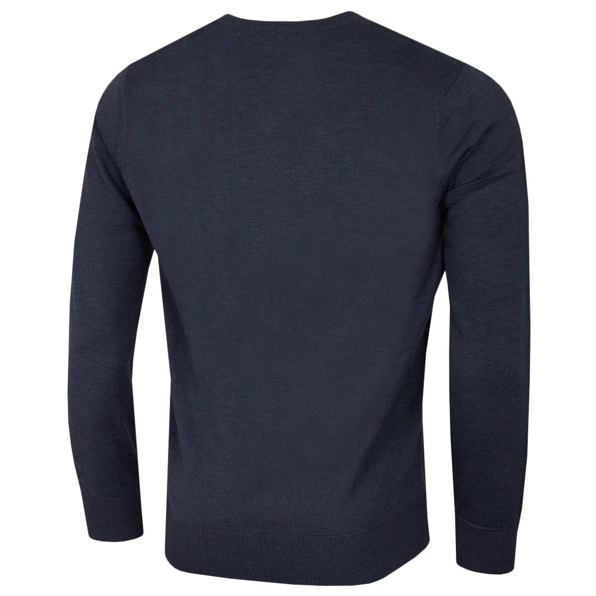 Calvin Klein Herren V-Ausschnitt Soft Cotton Pullover - Marine Marl - L