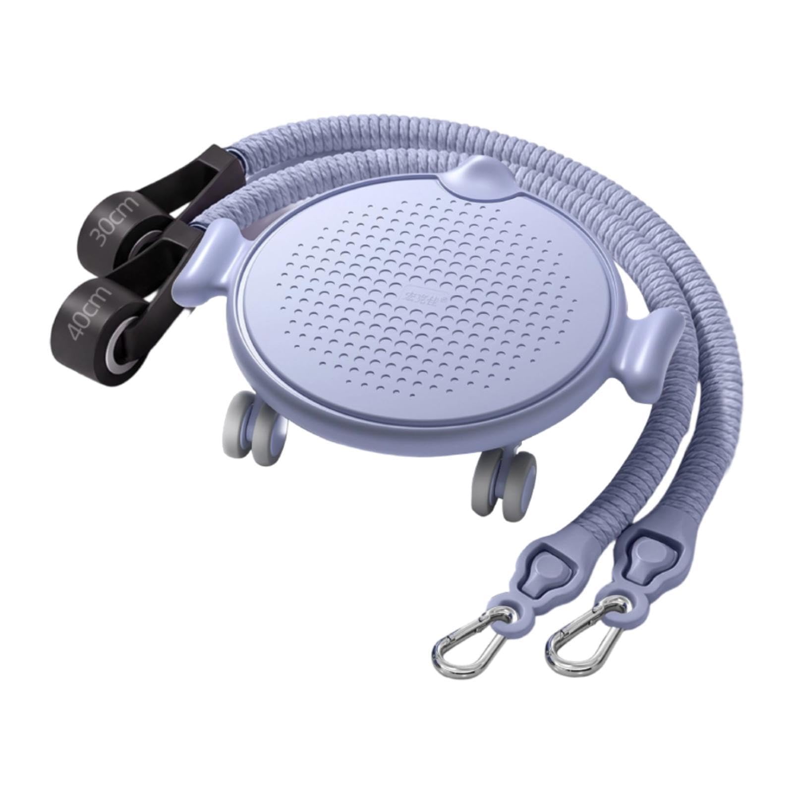 Baoblaze Rullo per Addominali, Silenzioso, per Allenamento Addominale Femminile, Pilates, Allenamento di con Bande Elastiche, Attrezzatura per