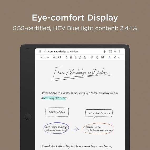 TCL Note A1 NXTPAPER | 11.5 NXTPAPER Pure Display | 3A Crystal Shield Glass | AI Toolbox | 16.7 Million Display | Paper-like Writing | Inspiration Space