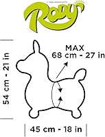 Vista 6 de GYMNIC Rody Bounce Horse Amarillo