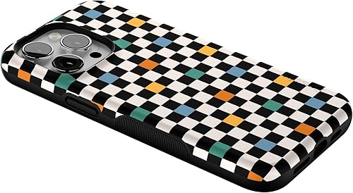 Vista 866 de Casely Funda para iPhone 15 Pro Jardín Secreto Flores mixtas Funda atrevida Compatible con MagSafe y botón de acción Jardín Secreto Floral