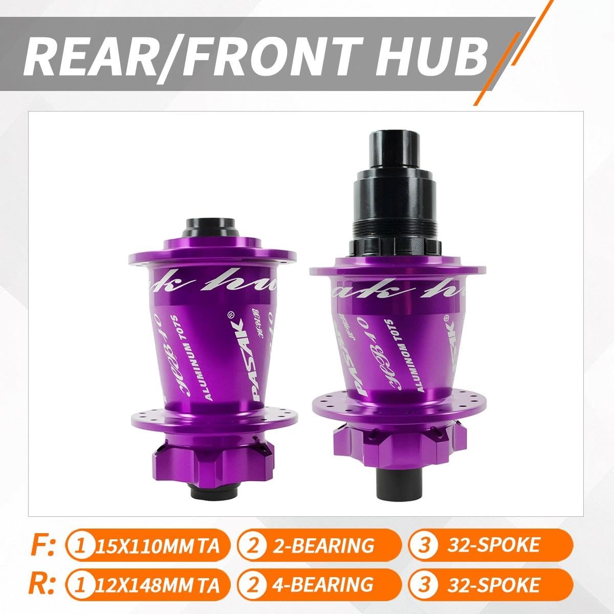 26" 27.5" 29" Set Di Ruote For Mountain Bike 110/148mm Perno Passante Boost