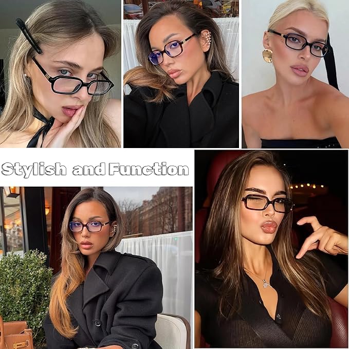 Image of Legend Eyewear Trendy Rectangle Sunglasses for Women Men Retro Fashion 90s Small Square Shades Vintage Y2K Sun Glasses