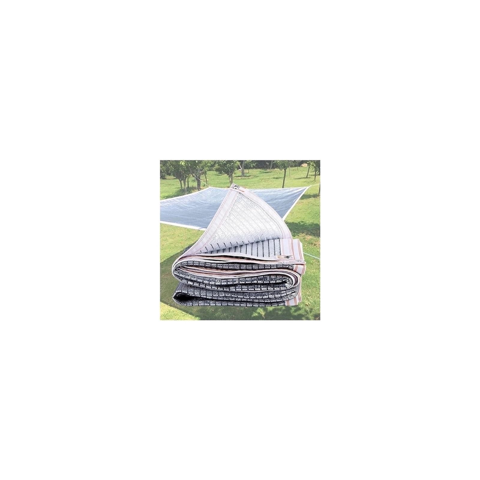 FGJsfhrDTU Shade Cloth Greenhouse Shading, Aluminet for Outdoor Sun Shade Sail Awning Shelter Reflective Foil Shading Net Patio Canopy(3X6M(9.8X19.7FT))