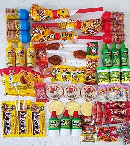 Glam Lux Bundle Candy Assortment (57 count) Delicious Sweat and Salty Mexican Candy Classic Assortment Vero Mango, Vero Pica Fresa, Mazapan, Pulparindo, Locochas, Pelon Pelo Rico and many more