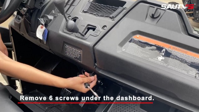 Amazon.com: SAUTVS Under Dash Storage Box for Honda Pioneer 700 2P