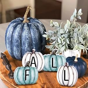 Yujun4piecesfallpumpkinwoodensignsdecorationblueautumntieredtraypumpkintabletopdecorforthanksgivingfallhomekitchenharvestpartydecorsupplies Urban Country Home Decor Yujun 4 pieces fall pumpkin wooden signs decorationblue autumn tiered tray pumpkin tabletop decor for thanksgiving fall home kitchen harvest party decor supplies urban country home decor