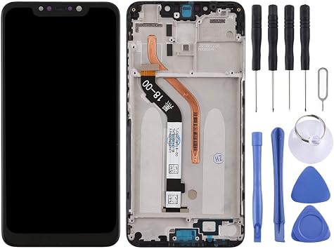 Daguys TFT LCD Screen for Xiaomi Pocophone F1 Digitizer Full Assembly with Frame(Black)