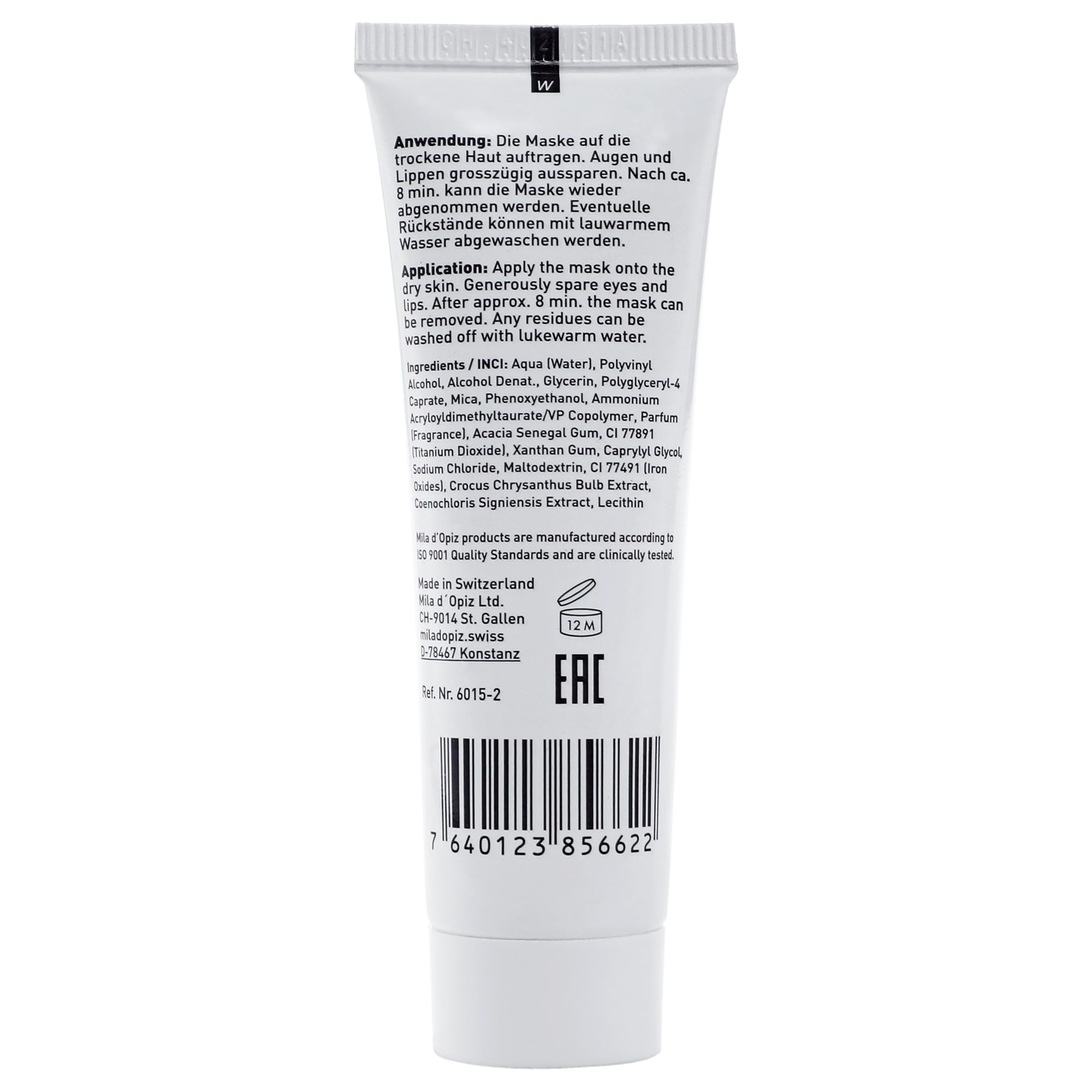 The Skin Whisperer Glitter Peel Off Mask by Mila D Opiz for Women - 1.01 oz Mask, Cranberry, 30 g (Pack of 1) - Image 3